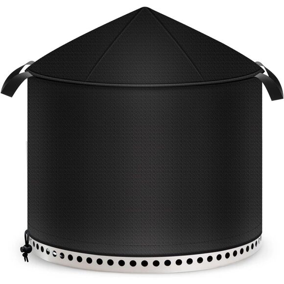 Source Unknown Other - Heavy Duty Waterproof Round Fire Pit Cover for Solo Stove Bonfire- 22" D x 16" H